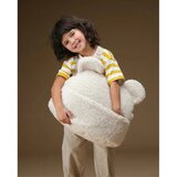 Wigiwama Krem dječji jastuk za sjedenje od bouclé tkanine Teddy Pouch – | shoptok.hr