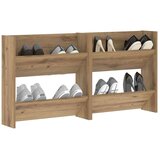 vidaXL ormarići za cipele na zidu 2 pcs hrast artisan 60 x 18 x 60 cm | shoptok.hr