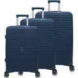 GUSTAV VOSS Potovalni kovčki set 3/1 mix Saint tropez 64666, temno modra | Shoptok.si