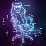 Sofotel Specter gaming stol črna-roza | Shoptok.si