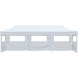 vidaXL Zložljiv pop-up vrtni šotor s 5 stranicami 3x9 m bel | Shoptok.si
