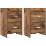  Noćni ormarići 2 pcs Staro drvo 40 x 30 x 60 cm | shoptok.hr