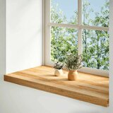  Prozorske klupice 2 kom svijetlosmeđe 90x40x2 cm masivne hrast | shoptok.hr