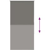 vidaXL Rolo zavjesa Blackout siva 65x130 cm Širina tkanine 60,7 cm | shoptok.hr