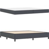  Konstrukcija postelje z vzmetnico Temno siva 200 x 200 cm blago, (5000123717) | Shoptok.si