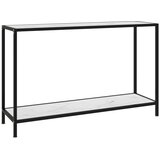 vidaXL konzolni stol bijeli 120 x 35 x 75 cm od kaljenog stakla Cijene