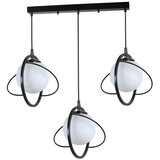 Opviq nepal 3 Lü Sıralı siyah beyaz Camlı Sarkıt blackwhite chandelier