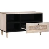 TV ormar Bjeli izbijeljeni 80 x 33 x 46 cm Čvrsto drvo manga | shoptok.hr