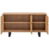 Bessagi Home komoda juno, hrast, kovina | Shoptok.si