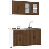 Furnova 4 kosov kuhinjska omarica Kalmar rjavi hrast inženirski les, (21947908) | Shoptok.si