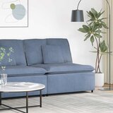  Modularna sofa s jastucima plava 100 cm - Plava Središnja sofa | shoptok.hr