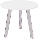  Gornji dio stola Bijelo Ø 50 x 1,5 cm Konstruirano drvo | shoptok.hr