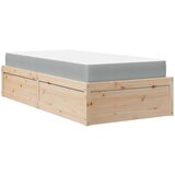  The Living Store Postelja z vzmetnico 90x200 cm trdna borovina - Postelja, (21496292) | Shoptok.si