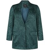 Zizzi Blazer 'MRIA' zelena / temno zelena | Shoptok.si