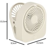 Mini ventilator s kopčom - bijeli | shoptok.hr