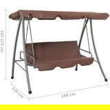  Zunanja gugalnica s streho kavno rjava, (21814843) | Shoptok.si