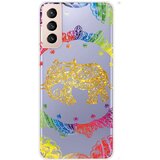  Ovitek za Samsung S22 Plus 5G | Prozoren, Zlati slon | Shoptok.si