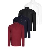 Dewberry QUADRUPLE SET G783 JUDGE COLLAR SHIRT-BLACK-WHITE-NAVY-BURGUNDY Cijene
