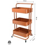 Echtwerk Servirni Voziček Danao, Barva Bakra | Shoptok.si