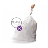 simplehuman CW0171 K-típusú egyedi méretezésű szemetes zsák újratöltő csomag (1 x 20 zsák / csomag) | shoptok.hr