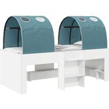  Krevet s Tunnels 4 pcs Bijela i svjetloplava Konstruirano drvo - Bijela i svjetloplava | shoptok.hr