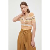 Morgan Kratka majica ženski, oranžna barva | Shoptok.si