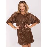 Italy Moda Dress-MI-SK-69514.69-brown Cijene