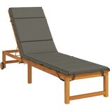 Jastučić za ležaljku GEMERT 100% poliester Siva 200 x 50 x 3 cm - Siva 200 x 50 x 3 cm Melange | shoptok.hr