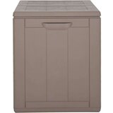 vidaXL Vrtna škatla 180 L rjava PP | Shoptok.si