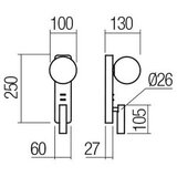  Redo 01-2992 - Zidna LED svetiljka OASIS LED/3W/230V+1xG9/10W USB CRI 90 bronza | Eponuda.com