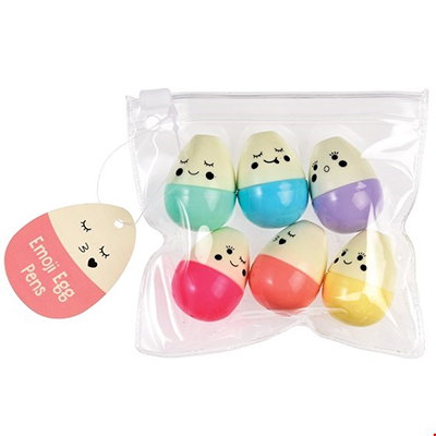 REX International set s 6 flomastera u obliku jaja emoji egg | shoptok.hr