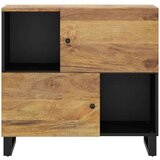 vidaXL Komoda s 2 vrata 80 x 33 x 75 cm od masivnog drva manga | shoptok.hr