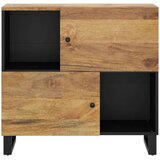 vidaXL Komoda z 2 vrati 80x33x75 cm trden mangov les | Shoptok.si