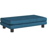  Dječja fotelja s tabureom plava 100 x 50 x 30 cm baršunasta | shoptok.hr