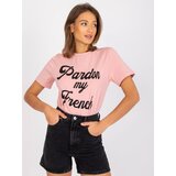 FANCY T-shirt-FA-TS-7677.91P-light pink | Shoptok.si