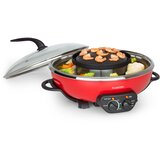 Klarstein Szechuan, hot pot i ploča za roštilj, kapacitet 5 L, 1350 W, 600 W, crvena | shoptok.hr