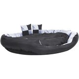  Dvostrani perivi jastuk za pse sivo-crni 150 x 120 x 25 cm | Eponuda.ba