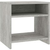 The Living Store Nočna omarica betonsko siva 40x30x40 cm iverna plošča - Omarica Za Ob Posteljo, (21420869) | Shoptok.si