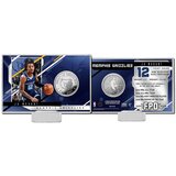 The Highland Mint Ja Morant 12 Memphis Grizzlies Silver Coin Card kartica s kovancem | Shoptok.si