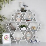 Aberto Design kartonska polica HEXBEYAZ-M, valovita, 70x67x11 cm, 4 kg, bijela Cijene