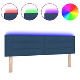  LED uzglavlje s linijama dizajna plava 72 cm tkanina | shoptok.hr