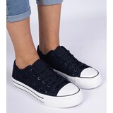 Gemre Navy blue women's lace-up sneakers Fernansis | shoptok.hr