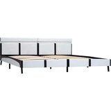  Okvir za krevet od umjetne kože LED bijeli 180 x 200 cm | shoptok.hr
