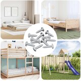  Vijak 13636 pcs Srebrno M4 x 16 mm Čelik | shoptok.hr