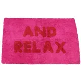rožnata kopalniška preproga 50x80 cm and relax –