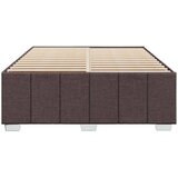  Okvir za krevet bez madraca tamnosmeđi 140 x 190 cm od tkanine | shoptok.hr
