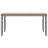  Blagovaonski stol Corona sivi 160x80x75 cm od masivne borovine | shoptok.hr