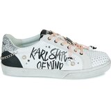 Karl Lagerfeld Nizke superge SKOOL Karl State of Mind Lo Lace Bela | Shoptok.si