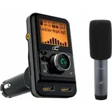 fm bluetooth 5.0 oddajnik transmitter z mikrofonom 2xusb 1+2,4a