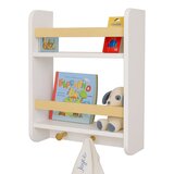 Kinder Home zidna dječja polica - bijela, s policama i vješalicama | shoptok.hr